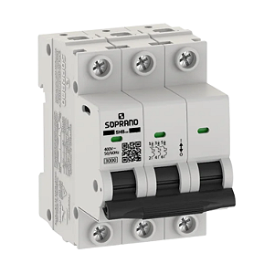 Disjuntor Tripolar 50A SHB GIII Curva C – Soprano