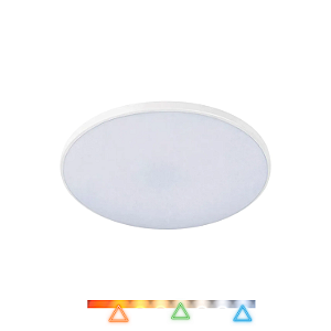 Plafon LED Verona Branco 20W 1300LM Ø26cm Multitemperatura Bivolt – Hevvy