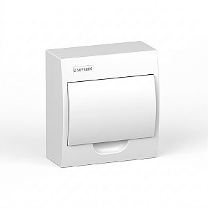 Quadro de Distribuição de Sobrepor Centrinho 8 Polos IEC-PB – Soprano