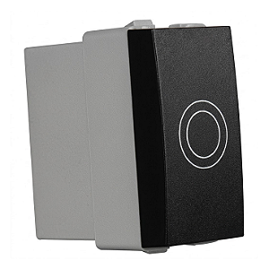 Módulo Interruptor Touch Paralelo 1A Ebony – Linha Clean – MarGirius
