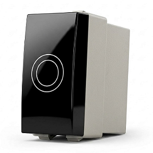 Módulo Interruptor Touch Paralelo 1A Preto Ebony – Linha Sleek – MarGirius