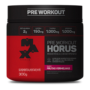 PRÉ-TREINO HORUS 300G - MAX TITANIUM
