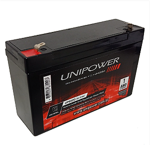 BATERIA SELADA 6V 12AH UNIPOWER – VRLA AGM