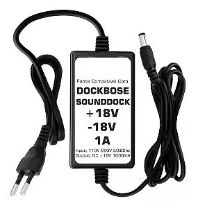 Fonte Carregador Caixa Bose Sounddock Series Ii Music System +18V DC 1A / -18V DC 1A