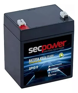 BATERIA SELADA 12V 5AH SECPOWER - VRLA AGM