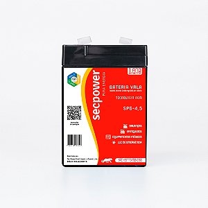 Bateria Selada 6V 4,5Ah – SecPower