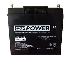 BATERIA SELADA 12V 18AH VRLA CSP POWER - CSP12-18