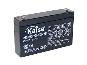 BATERIA SELADA KAISE 6V 7AH