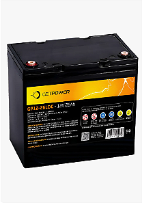 BATERIA SELADA 12V 26AH LDC GETPOWER - VRLA AGM