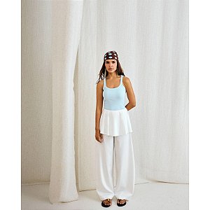 CALÇA BARREL PEPLUM SARA