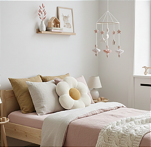 Almofada Decorativa Flora – Veludo Cotelê Premium