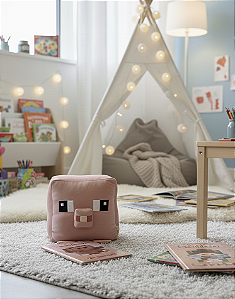 Almofada Minecraft – Porco Pixelado (Coleção Decor Gamer Premium)