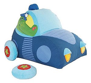 Puff Nórdico Baby Carro com 4 Almofadas Removíveis