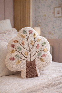 Almofada Árvore Encantada em Bouclé | Design Autoral Slumber
