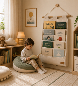 Organizador de Livros de Parede Ninho