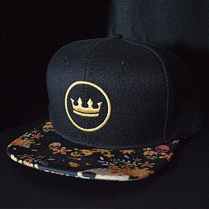Boné Aba Reta Skull Floral