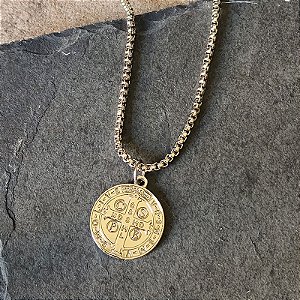 Corrente São Bento Dourada Masculina