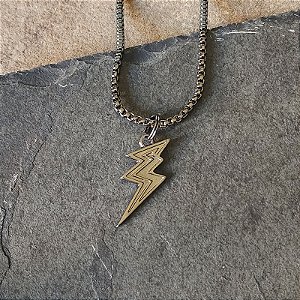 Corrente Storm - Pingente Raio