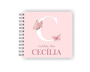 Livro da Bebê Personalizado | Alfabeto Menina Rosa