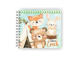 Livro do Bebê Personalizado | Bosque Menino