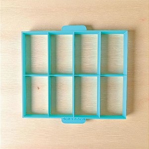 Marcador de Fatia para bolo Gelado | 6,6cm x 4cm | 8 cavidades