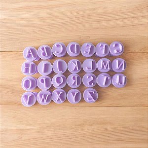 Carimbo para Doces e Brigadeiro | Kit Alfabeto