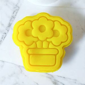 Modelador e Ejetor Para Modelar Doces, Massas e Brigadeiros Vaso com Flores