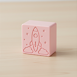 Modelador e Ejetor para Brigadeiro, Doce, Massa | Astronauta | Quadro Foguete