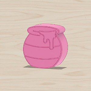 Modelador e Ejetor para Brigadeiro, Doce, Massa Cachorro | Abelha | Pote de Mel