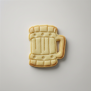 Cortador e Marcador para Biscoito, Pasta Americana, Bolacha, Massa | Chopp e Churrasco | Caneca de Chopp de Madeira