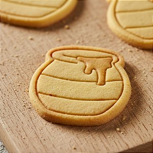 Cortador e Marcador para Biscoito, Pasta Americana, Bolacha, Massa | Pote de Mel