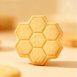 Cortador e Marcador para Biscoito, Pasta Americana, Bolacha, Massa | Favo de Mel