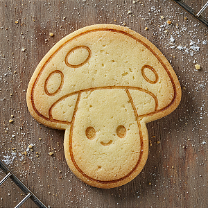 Cortador e Marcador para Biscoito, Pasta Americana, Bolacha, Massa | Jardim | Cogumelo