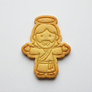 Cortador e Marcador para Biscoito, Pasta Americana, Bolacha, Massa | Batizado | Jesus