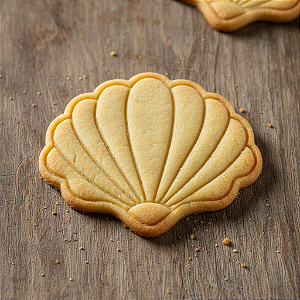 Cortador e Marcador para Biscoito, Pasta Americana, Bolacha, Massa | Fundo do Mar | Concha
