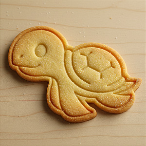 Cortador e Marcador para Biscoito, Pasta Americana, Bolacha, Massa | Fundo do Mar | Tartaruga Marinha