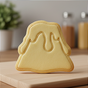Cortador e Marcador para Biscoito, Pasta Americana, Bolacha, Massa | Vulcão