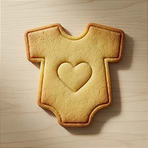 Cortador e Marcador para Biscoito, Pasta Americana, Bolacha, Massa | Body Bebê