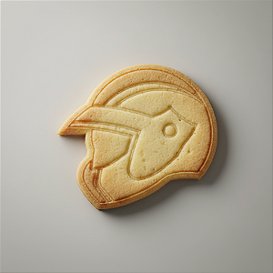 Cortador e Marcador para Biscoito, Pasta Americana, Bolacha, Massa | Corrida | Capacete