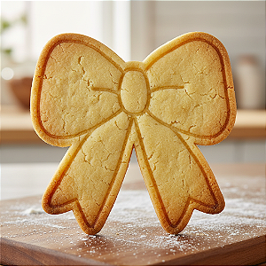 Cortador e Marcador para Biscoito, Pasta Americana, Bolacha, Massa | Laço