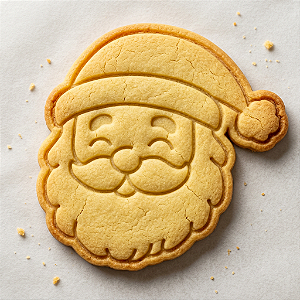 Cortador e Marcador para Biscoito, Pasta Americana, Bolacha, Massa | Natal | Papai Noel MODELO 2