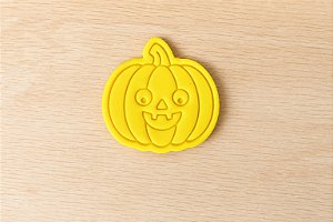 Cortador e Marcador para Biscoito, Pasta Americana, Bolacha, Massa | Halloween | Abóbora MODELO 3