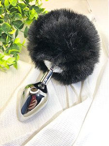 PLUG ANAL EM METAL POMPOM P