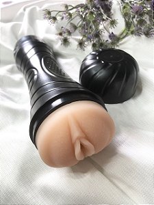 LANTERNA VIBRATÓRIA FORMATO DE VAGINA