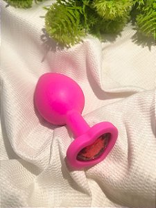 PLUG ANAL AVELUDADO CORAÇÃO M
