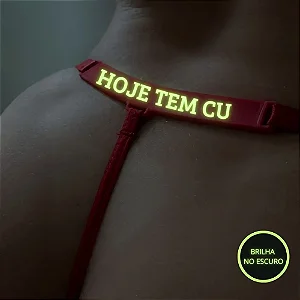 CALCINHA BRILHA NO ESCURO HOJE TEM CU