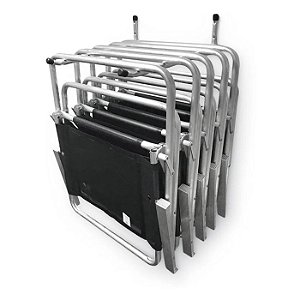 SUPORTE CADEIRA DE PRAIA FIXO ALUMINIO NATURAL - BITENFER