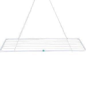 Varal de Teto Aço Branco 120cm - Mor