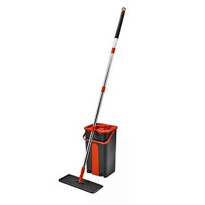 Mop Lava e Seca Kit Vermelho/Cinza - POWERMAID