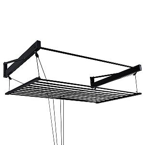 Varal De Parede Sobe E Desce Manual Classico 80 Cm Aluminio - Bitenfer Varais